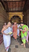 H.H. Shrimat Sadyojat Shankarashram  Swamiji's  visit to  Shri Mahabaleshwar Temple - Gokarna (21st June 2023)